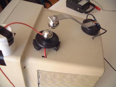 High voltage PC monitor power supply - components on top.