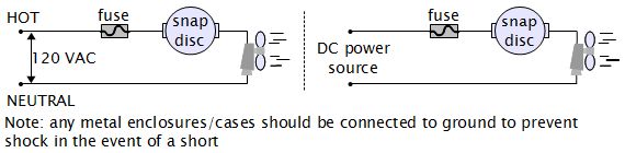 Snap disc controller circuit diagram.