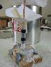 The complete setup for making a pure 
        barium titanate cylindrical capacitor.
