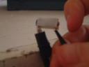 Piezoelectric crystal from an ignitor.