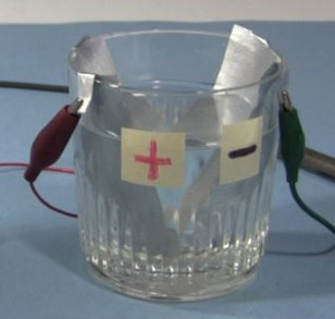 A 60 microfarad simple homemade electrolytic capacitor.