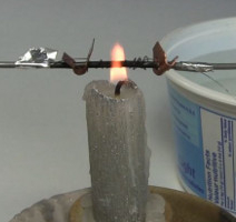 Heating the nitinol wire/shape memory alloy to make it
      remember a coil shape.