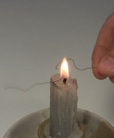 Restoring the remembered shape by heating the nitinol wire to 
      its transistion temperature.