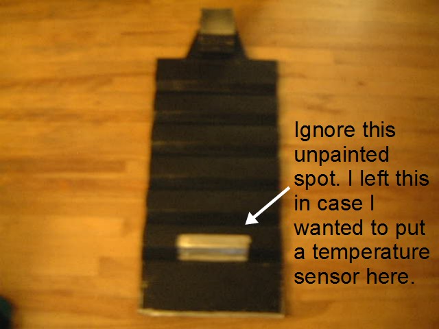 The absorber - back view.