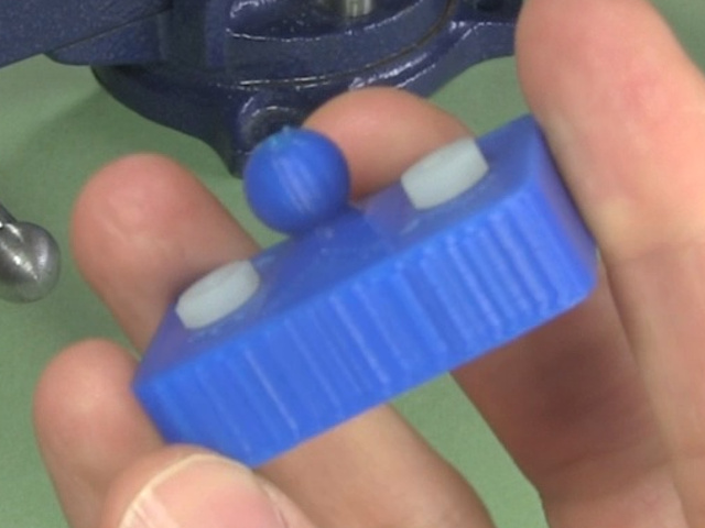 3D printed magnetic holder with ball for a socket.