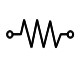 Electronic symbol for a resistor (IEEE standard)