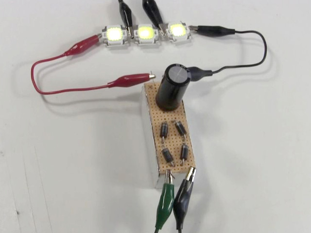 Gravity light (v2) circuit.