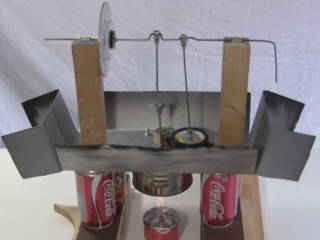 Big homemade Stirling engine.