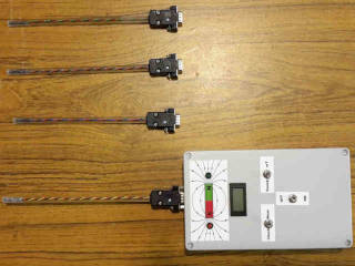 Multi-range gauss/mT meter.