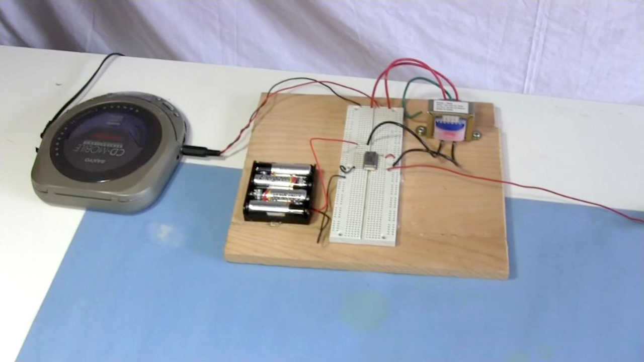 Simple AM radio transmitter.