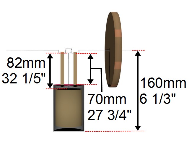 Tomato can Sitlring engine dimensions.