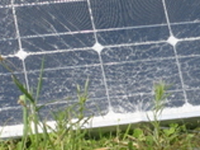 How to fix broken solar panel